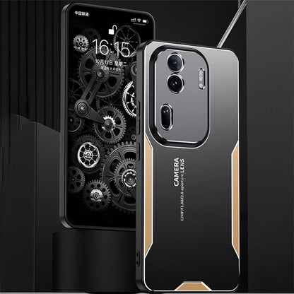 For Oppo Reno11 Pro 5G (Global) / Reno11 (China) 5G Phone Case Shockproof Military Aluminum Alloy Metal Cover