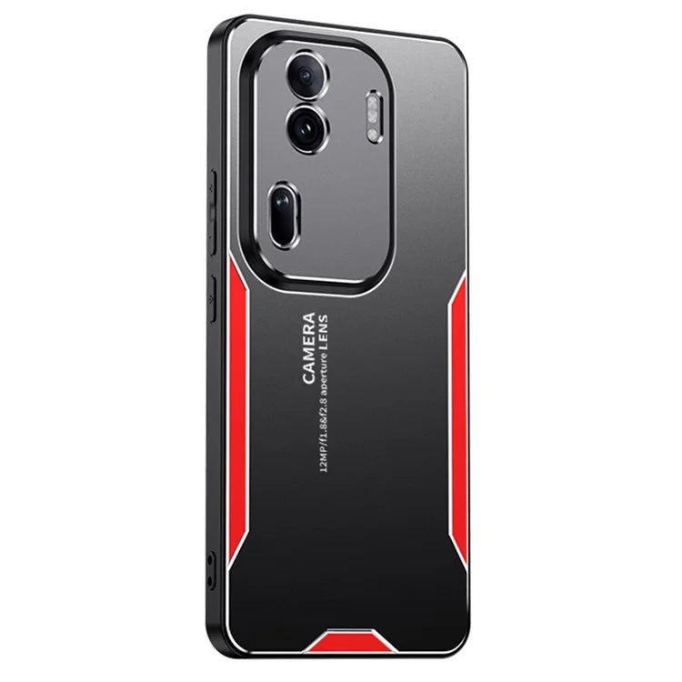 For Oppo Reno11 Pro 5G (Global) / Reno11 (China) 5G Phone Case Shockproof Military Aluminum Alloy Metal Cover