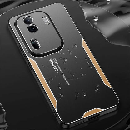 For Oppo Reno11 Pro 5G (Global) / Reno11 (China) 5G Phone Case Shockproof Military Aluminum Alloy Metal Cover