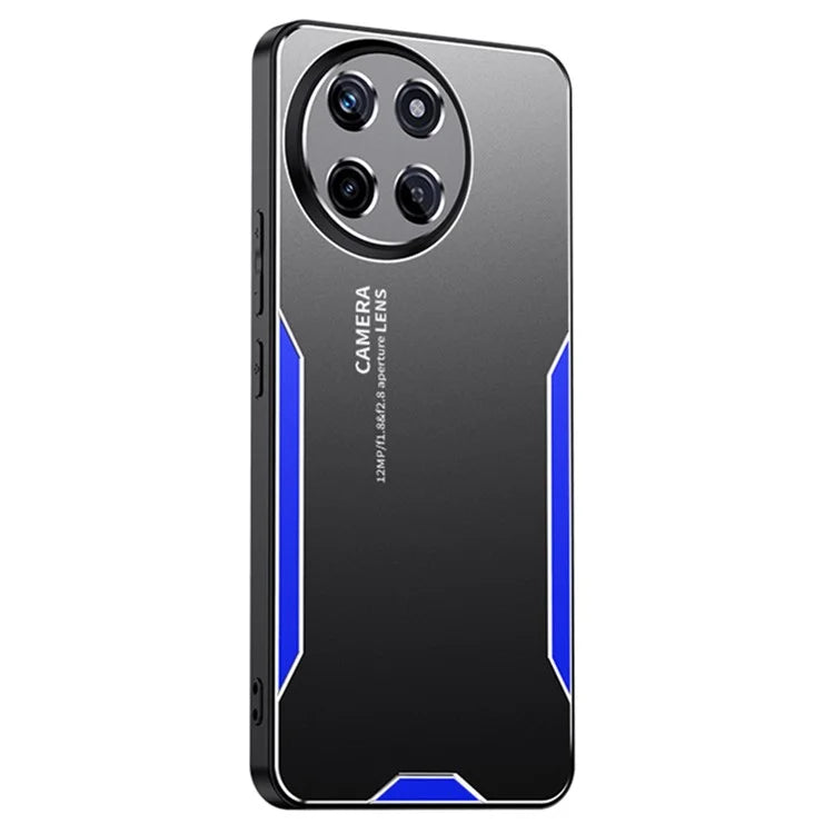 For Realme 11 4G (159.9x73.3x7.95mm) Case Tough Armour Aluminium Alloy+TPU+PC Phone Cover