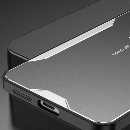For Realme 11 4G (159.9x73.3x7.95mm) Case Tough Armour Aluminium Alloy+TPU+PC Phone Cover