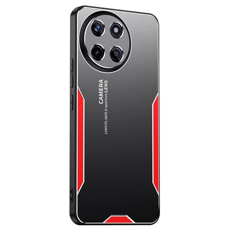 For Realme 11 4G (159.9x73.3x7.95mm) Case Tough Armour Aluminium Alloy+TPU+PC Phone Cover