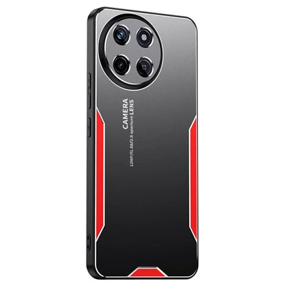 For Realme 11 4G (159.9x73.3x7.95mm) Case Tough Armour Aluminium Alloy+TPU+PC Phone Cover