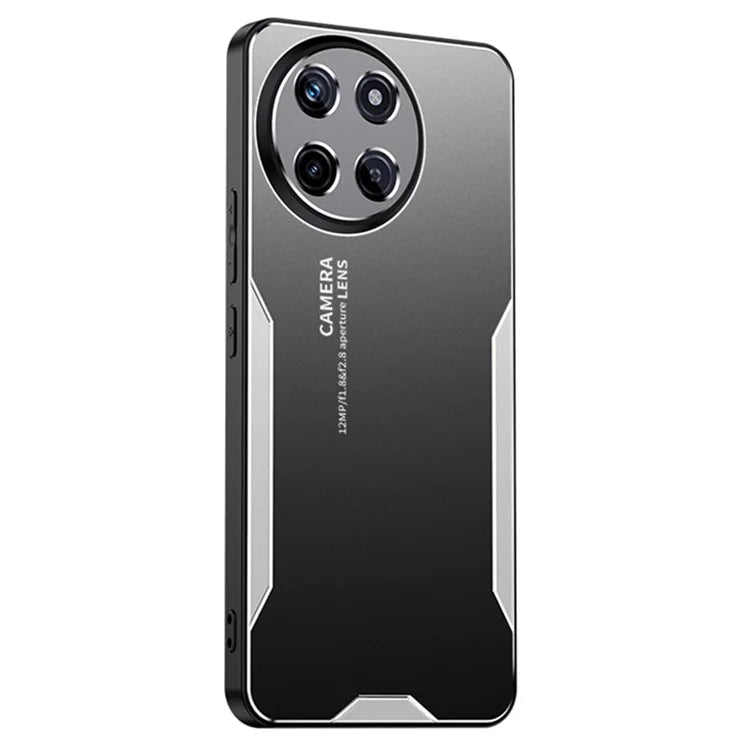 For Realme 11 4G (159.9x73.3x7.95mm) Case Tough Armour Aluminium Alloy+TPU+PC Phone Cover