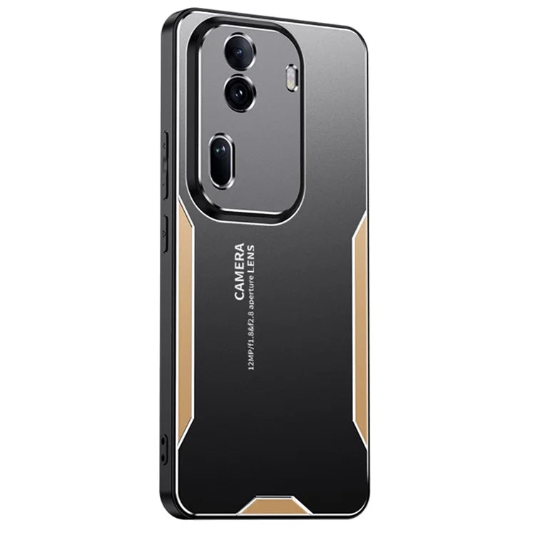 For Oppo Reno11 (China) 5G / Reno11 Pro 5G (Global) Phone Case Aluminium Alloy Back TPU Frame Cover Anti Fingerprint