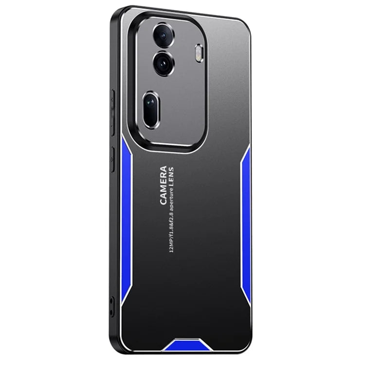 For Oppo Reno11 (China) 5G / Reno11 Pro 5G (Global) Phone Case Aluminium Alloy Back TPU Frame Cover Anti Fingerprint