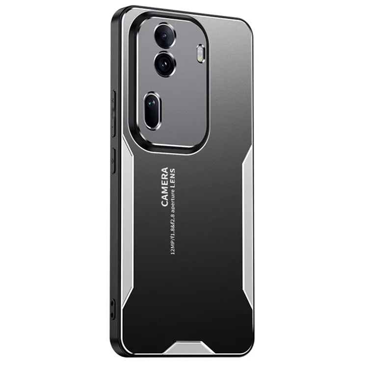 For Oppo Reno11 (China) 5G / Reno11 Pro 5G (Global) Phone Case Aluminium Alloy Back TPU Frame Cover Anti Fingerprint