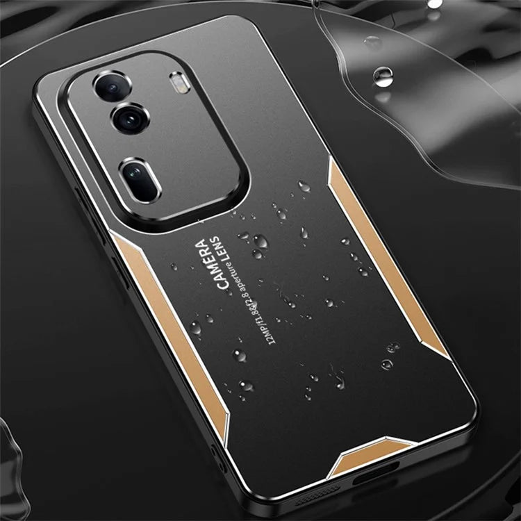 For Oppo Reno11 (China) 5G / Reno11 Pro 5G (Global) Phone Case Aluminium Alloy Back TPU Frame Cover Anti Fingerprint