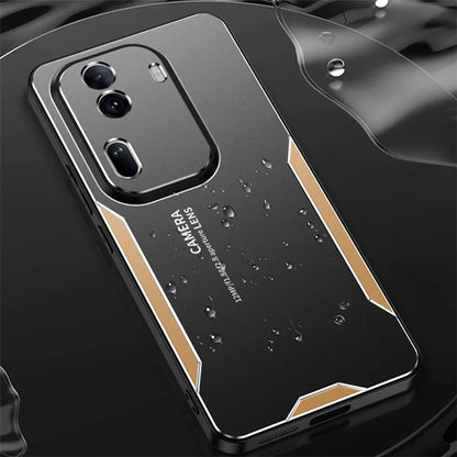 For Oppo Reno11 (China) 5G / Reno11 Pro 5G (Global) Phone Case Aluminium Alloy Back TPU Frame Cover Anti Fingerprint