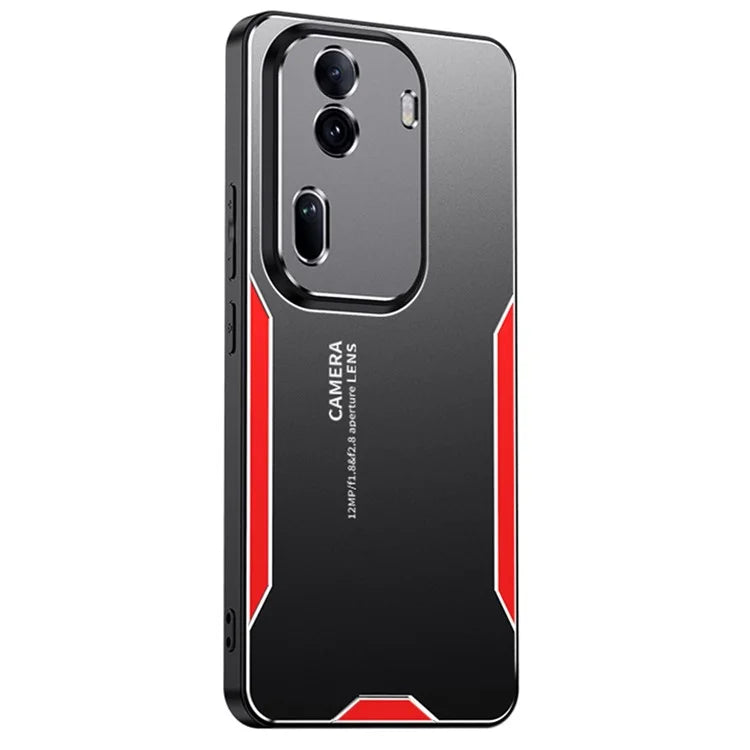 For Oppo Reno11 (China) 5G / Reno11 Pro 5G (Global) Phone Case Aluminium Alloy Back TPU Frame Cover Anti Fingerprint