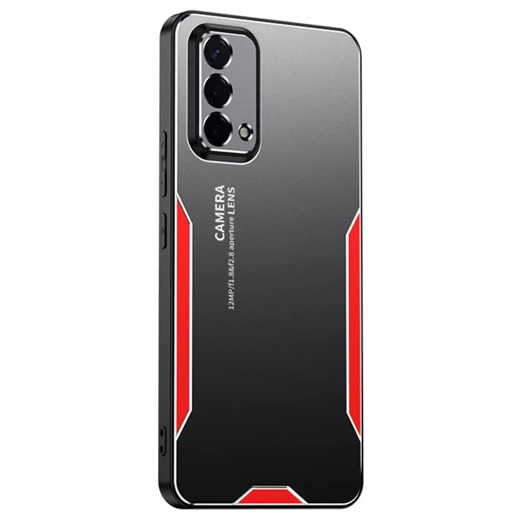 For Oppo A93 5G Aluminum Alloy Case Camera Protection Matte Phone Cover