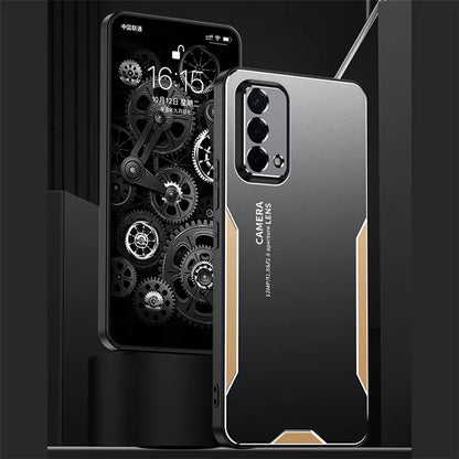For Oppo A93 5G Aluminum Alloy Case Camera Protection Matte Phone Cover