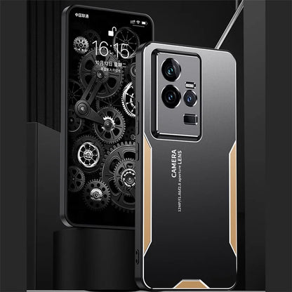 For vivo iQOO 11 5G Phone Case Armour Aluminum Alloy Metal Cover Shockproof