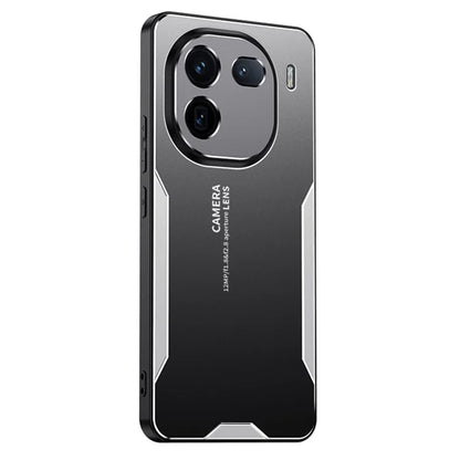 For vivo iQOO 12 5G Hybrid Phone Case Aluminum Alloy Metal Cover No Dead Angle Protection