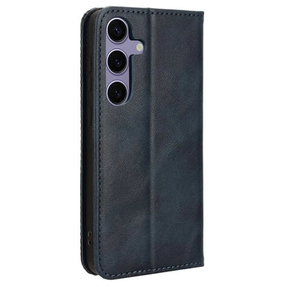 For Samsung Galaxy S24+ Wallet Phone Case Retro Texture Leather Cover