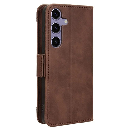 For Samsung Galaxy S24 Leather Phone Case Stand Multiple Card Slots