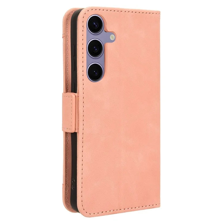 For Samsung Galaxy S24 Leather Phone Case Stand Multiple Card Slots