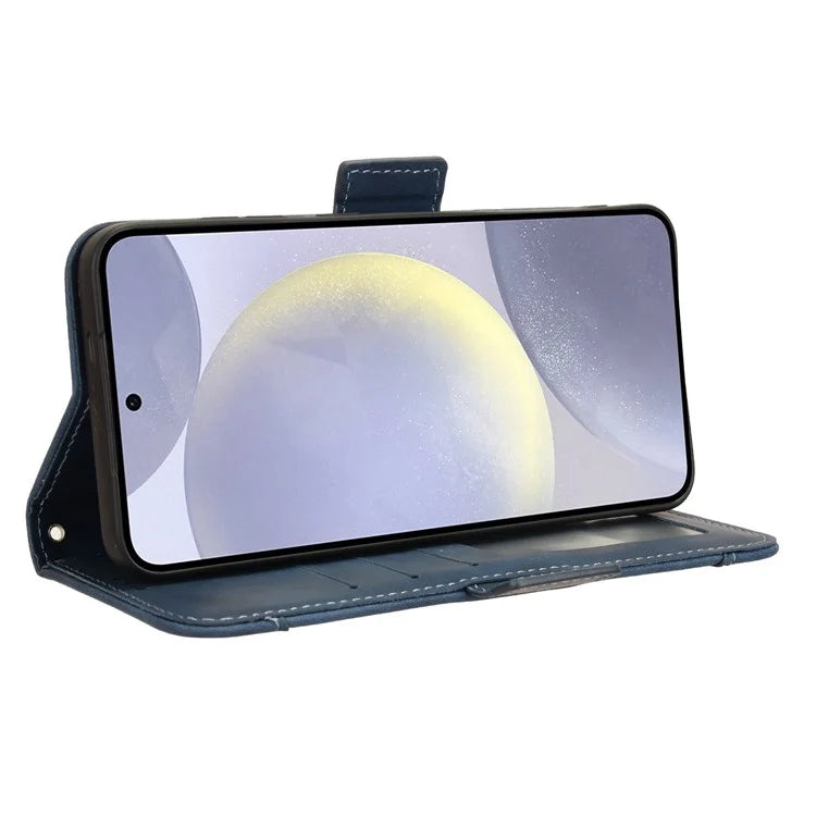 For Samsung Galaxy S24 Leather Phone Case Stand Multiple Card Slots