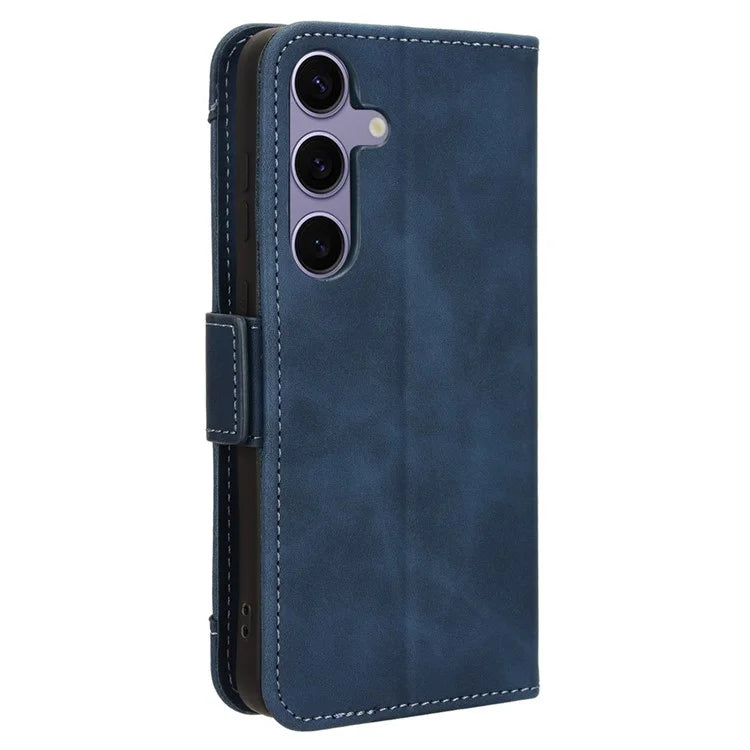 For Samsung Galaxy S24 Leather Phone Case Stand Multiple Card Slots