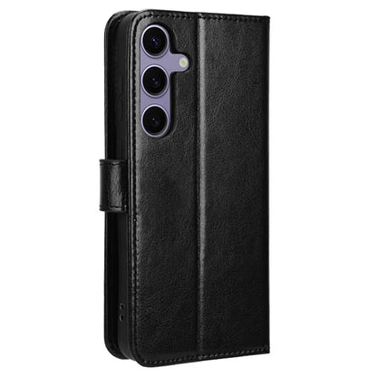 For Samsung Galaxy S24 Leather Case Phone Wallet Crazy Horse Pattern