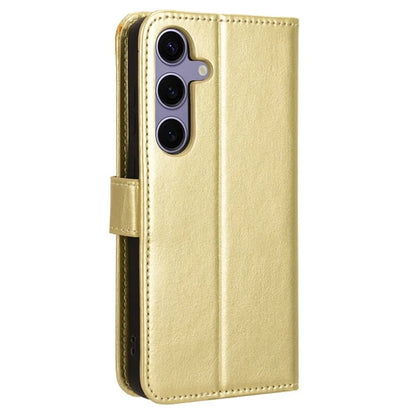 For Samsung Galaxy S24 Leather Case Phone Wallet Crazy Horse Pattern