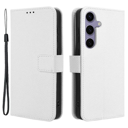 For Samsung Galaxy S24 Diamond Texture Leather Case Phone Wallet Stand