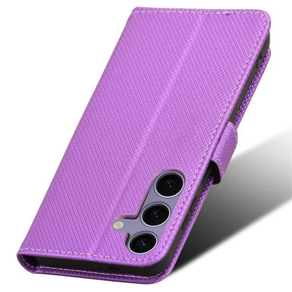 For Samsung Galaxy S24 Diamond Texture Leather Case Phone Wallet Stand