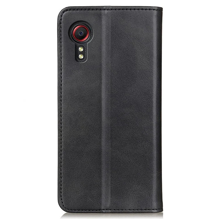 For Samsung Galaxy Xcover 7 Split Leather Case Wallet Phone Cover Magnetic Closing
