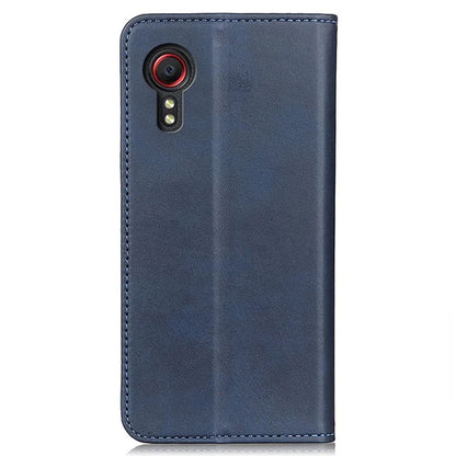For Samsung Galaxy Xcover 7 Split Leather Case Wallet Phone Cover Magnetic Closing