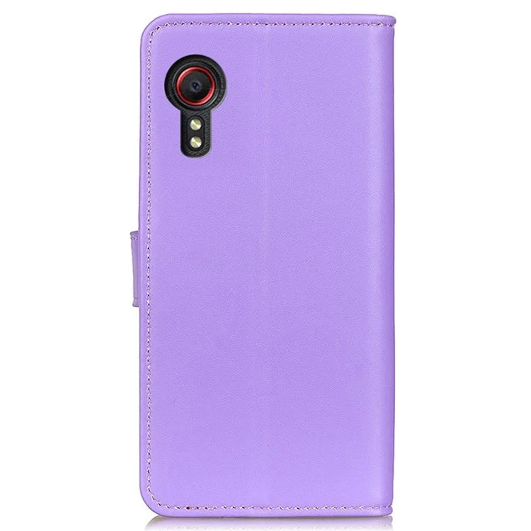 For Samsung Galaxy Xcover 7 Leather Phone Case with Wallet Stand Magnetic Clasp