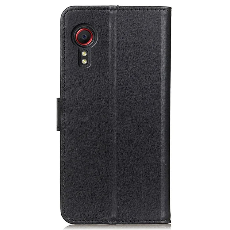 For Samsung Galaxy Xcover 7 Leather Phone Case with Wallet Stand Magnetic Clasp