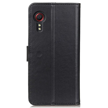For Samsung Galaxy Xcover 7 Leather Phone Case with Wallet Stand Magnetic Clasp