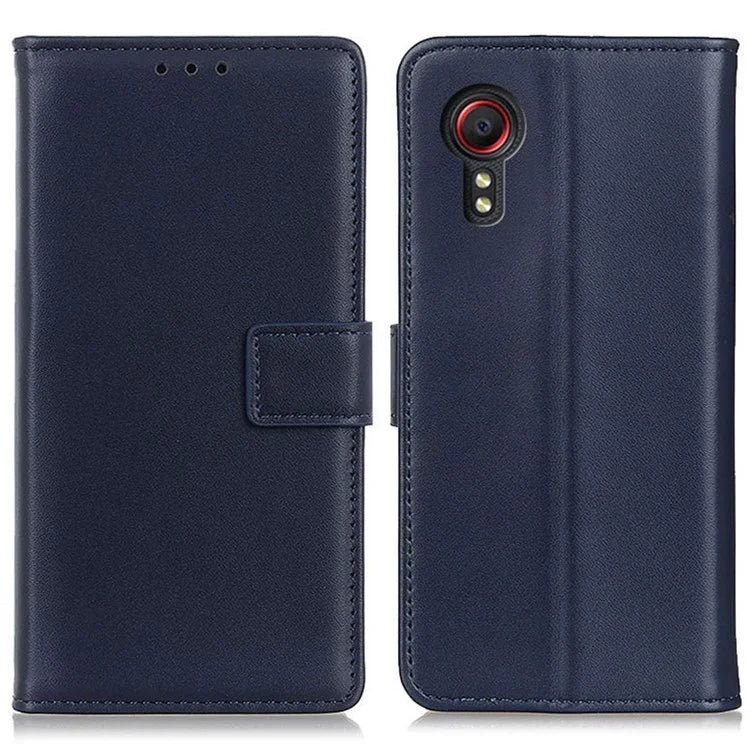 For Samsung Galaxy Xcover 7 Leather Phone Case with Wallet Stand Magnetic Clasp