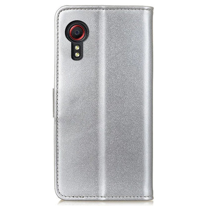 For Samsung Galaxy Xcover 7 Leather Phone Case with Wallet Stand Magnetic Clasp