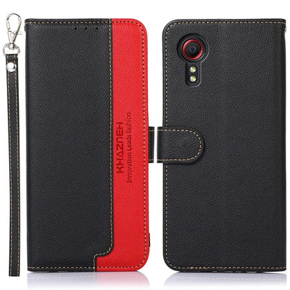 KHAZNEH For Samsung Galaxy Xcover 7 Leather Phone Case RFID Blocking Wallet