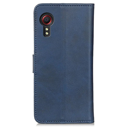 For Samsung Galaxy Xcover 7 Cowhide Texture Leather Case with Wallet Stand
