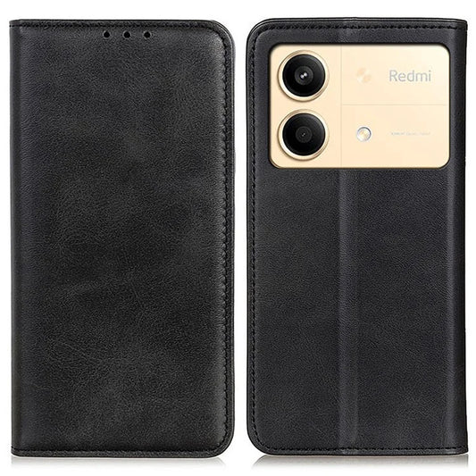 For Xiaomi Redmi Note 13R Pro 5G Split Leather Case Wallet Magnetic Closing Cover