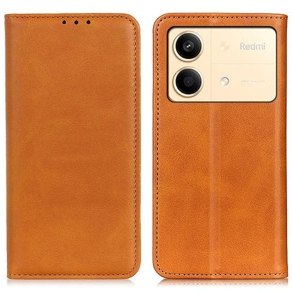 For Xiaomi Redmi Note 13R Pro 5G Split Leather Case Wallet Magnetic Closing Cover