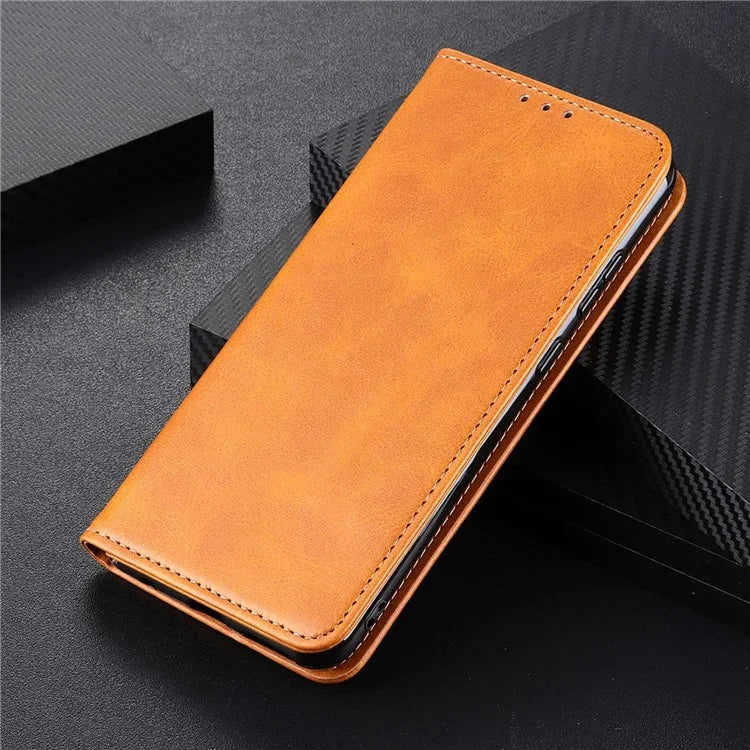 For Xiaomi Redmi Note 13R Pro 5G Split Leather Case Wallet Magnetic Closing Cover