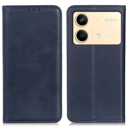 For Xiaomi Redmi Note 13R Pro 5G Split Leather Case Wallet Magnetic Closing Cover