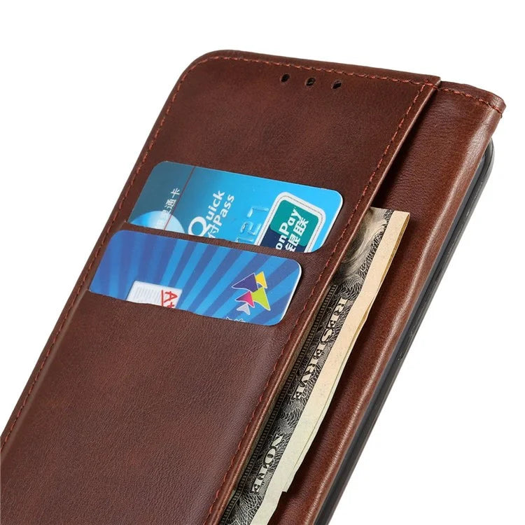 For Xiaomi Redmi Note 13R Pro 5G Split Leather Case Wallet Magnetic Closing Cover