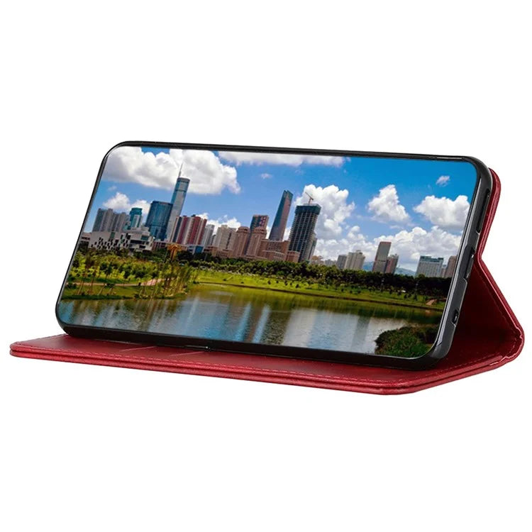 For Xiaomi Redmi Note 13R Pro 5G Split Leather Case Wallet Magnetic Closing Cover