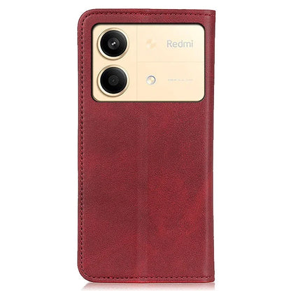 For Xiaomi Redmi Note 13R Pro 5G Split Leather Case Wallet Magnetic Closing Cover