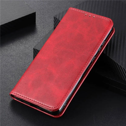 For Xiaomi Redmi Note 13R Pro 5G Split Leather Case Wallet Magnetic Closing Cover
