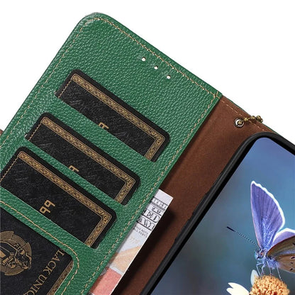 For Xiaomi Redmi Note 13R Pro 5G Wallet Case Genuine Cow Leather Phone Cover