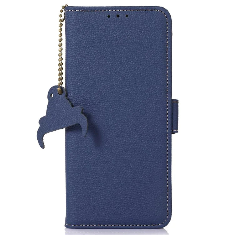For Xiaomi Redmi Note 13R Pro 5G Wallet Case Genuine Cow Leather Phone Cover