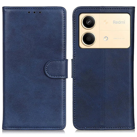 For Xiaomi Redmi Note 13R Pro 5G Wallet Leather Phone Case Cowhide Texture