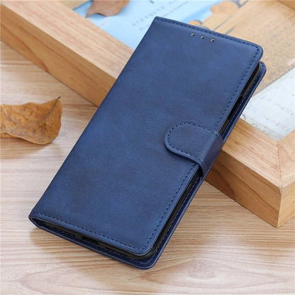 For Xiaomi Redmi Note 13R Pro 5G Wallet Leather Phone Case Cowhide Texture