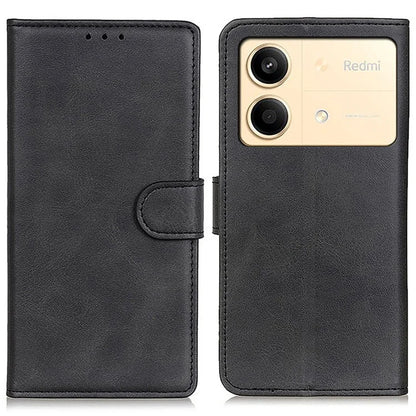 For Xiaomi Redmi Note 13R Pro 5G Wallet Leather Phone Case Cowhide Texture