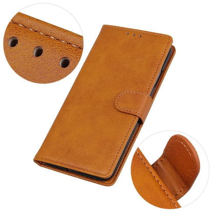 For Xiaomi Redmi Note 13R Pro 5G Wallet Leather Phone Case Cowhide Texture